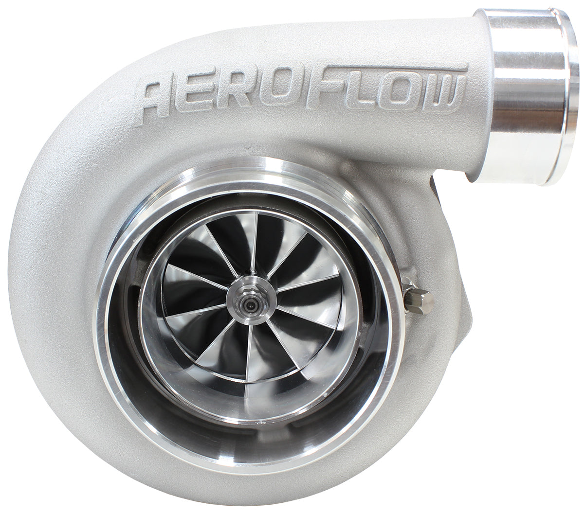 BOOSTED 6762 1.01 Turbocharger 550-1000HP Rating - Natural Cast Finish (External Wastegate, V-Band Inlet & Exhaust Flanges)