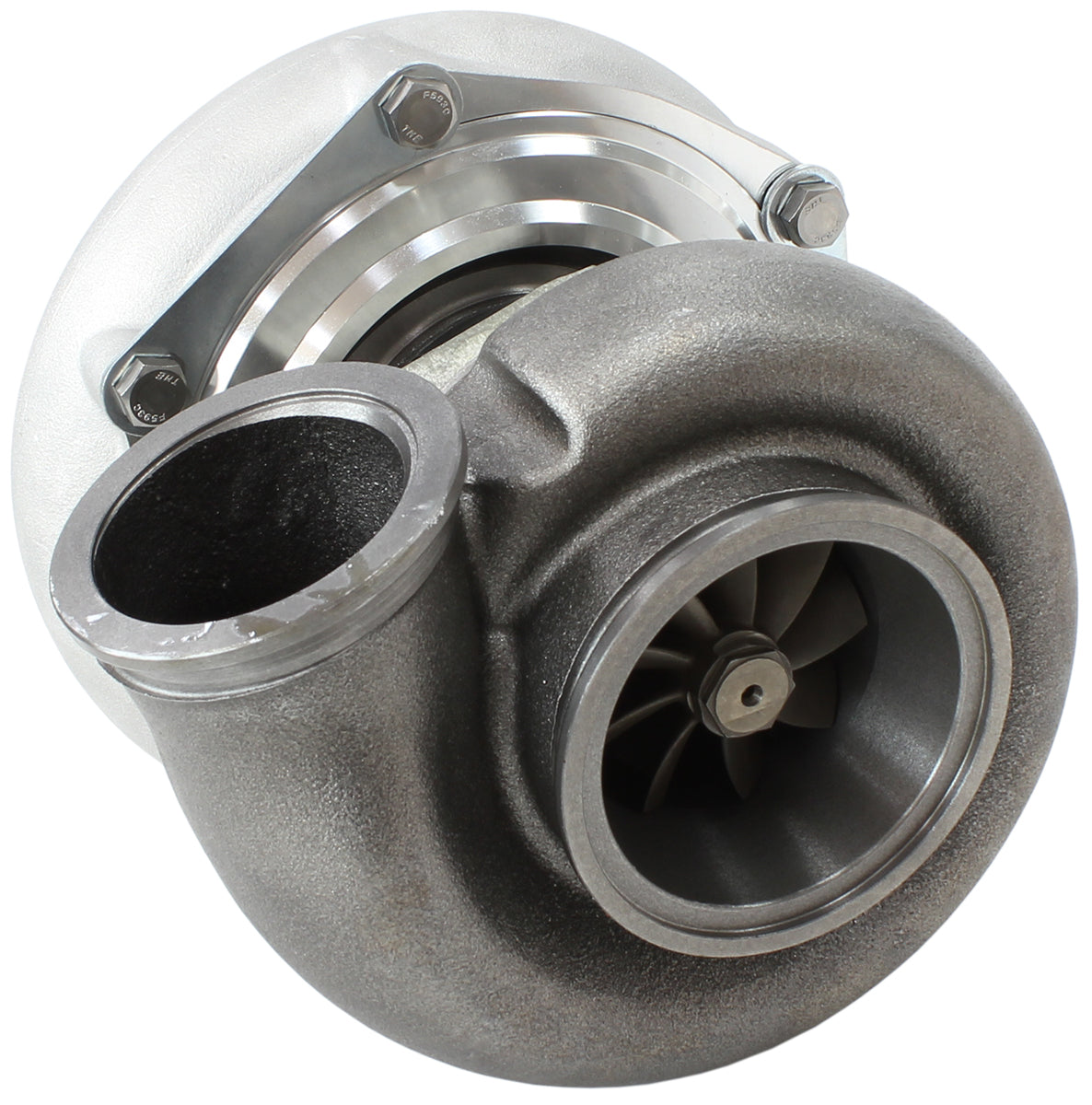 BOOSTED 6762 1.21 Turbocharger 550-1000HP Rating - Natural Cast Finish (External Wastegate, V-Band Inlet & Exhaust Flanges)