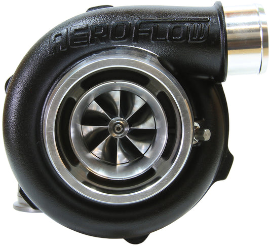 BOOSTED 5455 .83 Turbocharger 340-650HP Rating - Hi Temp Black Finish (External Wastegate, V-Band Inlet & Exhaust Flanges)