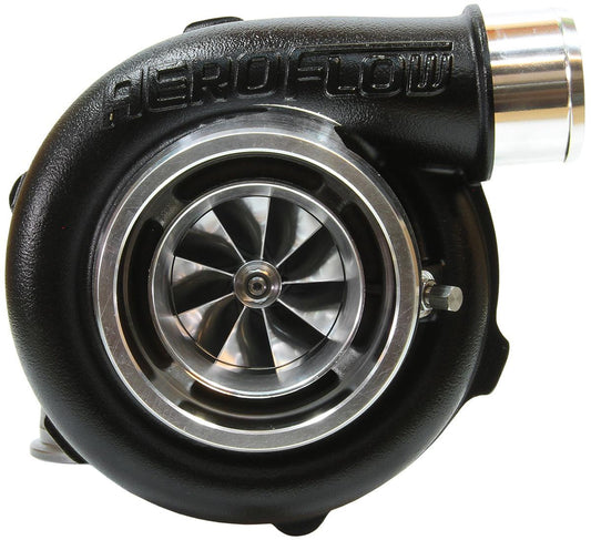 BOOSTED 5855 .83 Turbocharger 400-750HP Rating - Hi Temp Black Finish (External Wastegate, V-Band Inlet & Exhaust Flanges)