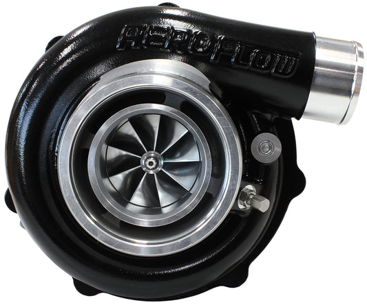 Aeroflow Performance AF8005-3050BLK BOOSTED B5855 1.21 Turbocharger 770HP, Hi Temp Black Finish External Wastegate, V-Band Inlet & Exhaust Flanges
