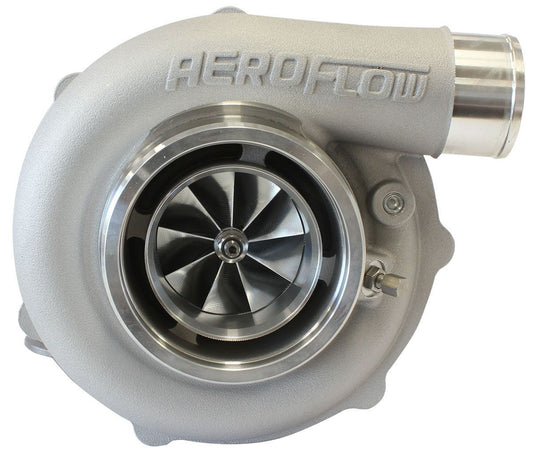 Aeroflow AF8005-3056 BOOSTED 6255 .83 Turbocharger 900HP, Natural Cast Finish External Wastegate, V-Band Inlet & Exhaust Flanges