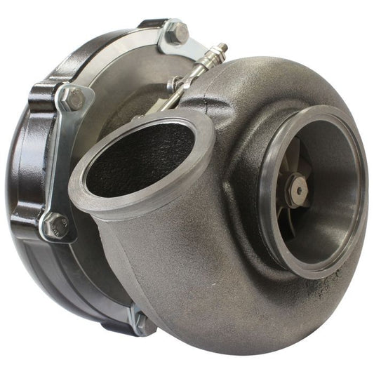 Aeroflow AF8005-3057BLK BOOSTED 6255 1.01 Turbocharger 900HP Hi Temp Black Finish External Wastegate V-Band Inlet & Exhaust Flanges