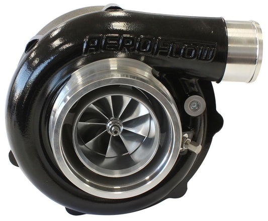 Aeroflow AF8005-3058BLK BOOSTED 6255 1.21 Turbocharger 900HP, Hi Temp Black Finish External Wastegate, V-Band Inlet & Exhaust Flanges