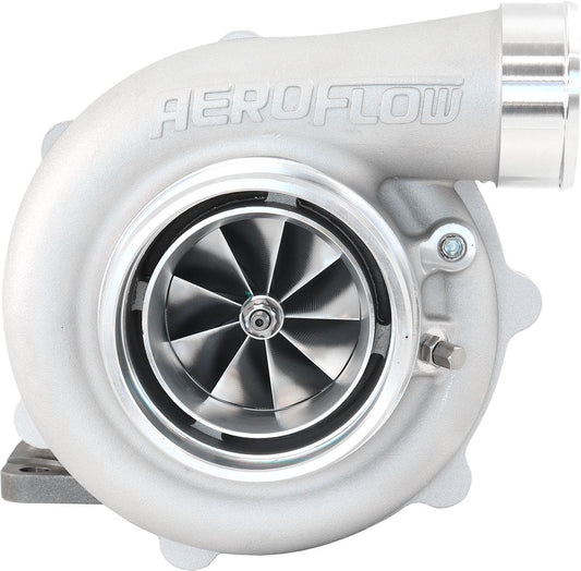 Aeroflow AF8005-3068 BOOSTED 6862 .82 Turbocharger 1050HP Natural Cast Finish External Wastegate T3 Inlet Flange V-Band Exhaust Flange