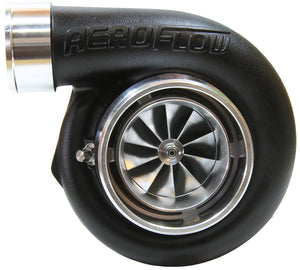 Aeroflow AF8005-3126BLK BOOSTED 6762 1.01 Reverse Rotation Turbocharger 950HP Hi Temp Black Finish External Wastegate V-Band Inlet & Exhaust Flange