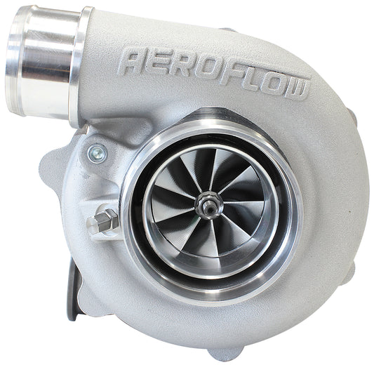 BOOSTED B5455 .83 Reverse Rotation Turbocharger 660HP, Natural Cast Finish (External Wastegate, V-Band Inlet & Exhaust Flanges)