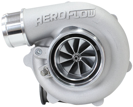 BOOSTED B5455 1.21 Reverse Rotation Turbocharger 660HP, Natural Cast Finish (External Wastegate, V-Band Inlet & Exhaust Flanges)
