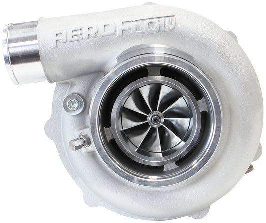 Aeroflow Performance AF8005-3148 BOOSTED B5855 .83 Reverse Rotation Turbocharger 770HP, Natural Cast Finish External Wastegate, V-Band Inlet & Exhaust