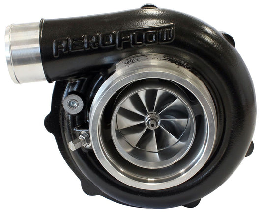 Aeroflow AF8005-3158BLK BOOSTED 6255 1.21 Reverse Rotation Turbocharger 900HP, Hi Temp Black Finish External Wastegate, V-Band Inlet & Exhaust Flanges