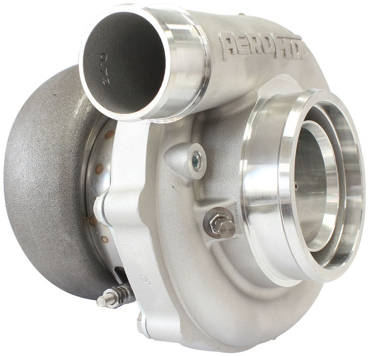 Aeroflow AF8005-3166 BOOSTED 6262 1.21 Reverse Rotation Turbocharger 900HP, Natural Cast Finish External Wastegate, V-Band Inlet & Exhaust Flanges