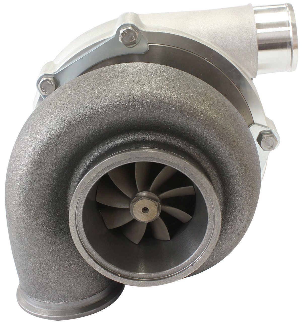 Aeroflow AF8005-3166 BOOSTED 6262 1.21 Reverse Rotation Turbocharger 900HP, Natural Cast Finish External Wastegate, V-Band Inlet & Exhaust Flanges