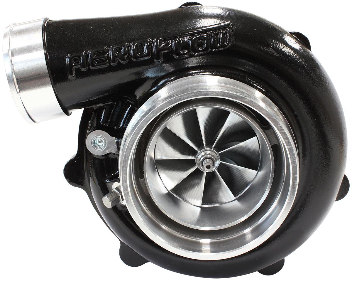 Aeroflow AF8005-3174BLK BOOSTED 6862 1.21 VBAND REVERSV-BAND OUTLET G35 1050 BLACK