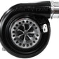 BOOSTED 6673 .91 T4 Turbocharger 320-800HP Rating - Black Cast Finish (External Wastegate, T4 Twin Entry Inlet Flange, V-Band Exhaust Flange)
