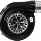 BOOSTED 6673 .91 T4 Turbocharger 320-800HP Rating - Black Cast Finish (External Wastegate, T4 Twin Entry Inlet Flange, V-Band Exhaust Flange)