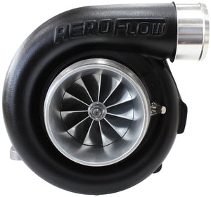 Aeroflow AF8005-4020BLK BOOSTED 7875.96 T4 FLANGE BB V-BAND OUTLET GEN 1 BLACK
