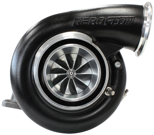 BOOSTED 7975 T4 1.15 Turbocharger 1450HP, Hi Temp Black Finish (External Wastegate, T4 Inlet Flange, V-Band Exhaust Flange)