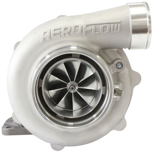 Aeroflow AF8005-4054 BOOSTED 6862 T4 .82 Turbocharger 1050HP, Natural Cast Finish External Wastegate, T4 Inlet Flange, V-Band Exhaust Flange
