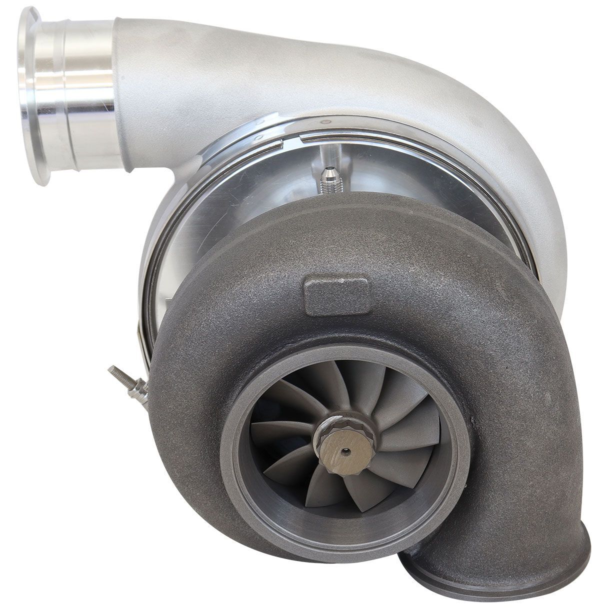 Aeroflow AF8005-6003 BOOSTED 8888 V-Band 1.31 Turbocharger 1250HP, External Wastegate, V-Band Single Entry Inlet Flange, V-Band Exhaust Flange