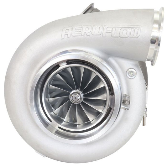 Aeroflow Performance AF8005-6025 BOOSTED 106112 V-Band 1.25 Turbocharger 3000HP, Natural Cast Finish