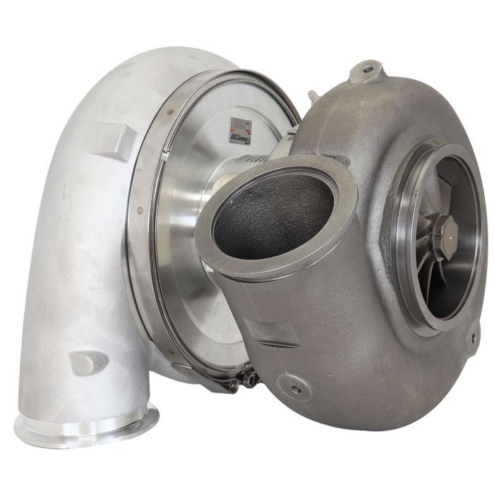 Aeroflow Performance AF8005-6025 BOOSTED 106112 V-Band 1.25 Turbocharger 3000HP, Natural Cast Finish