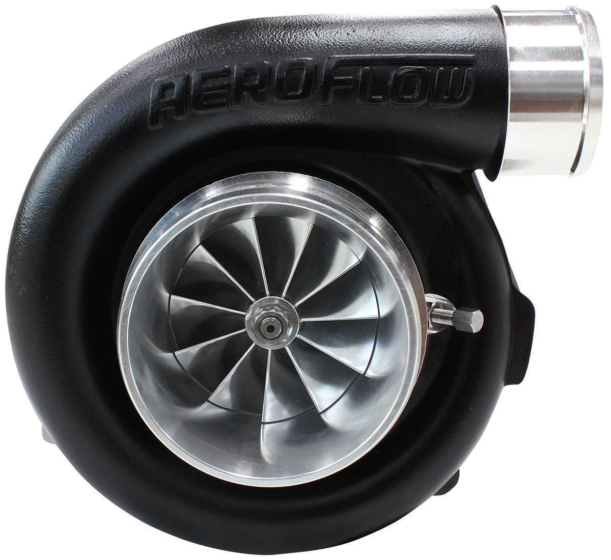 BOOSTED 7875 .96 Turbocharger 475-950HP Rating - Hi Temp Black Finish (External Wastegate, T4 Inlet Flange, V-Band Exhaust Flange)