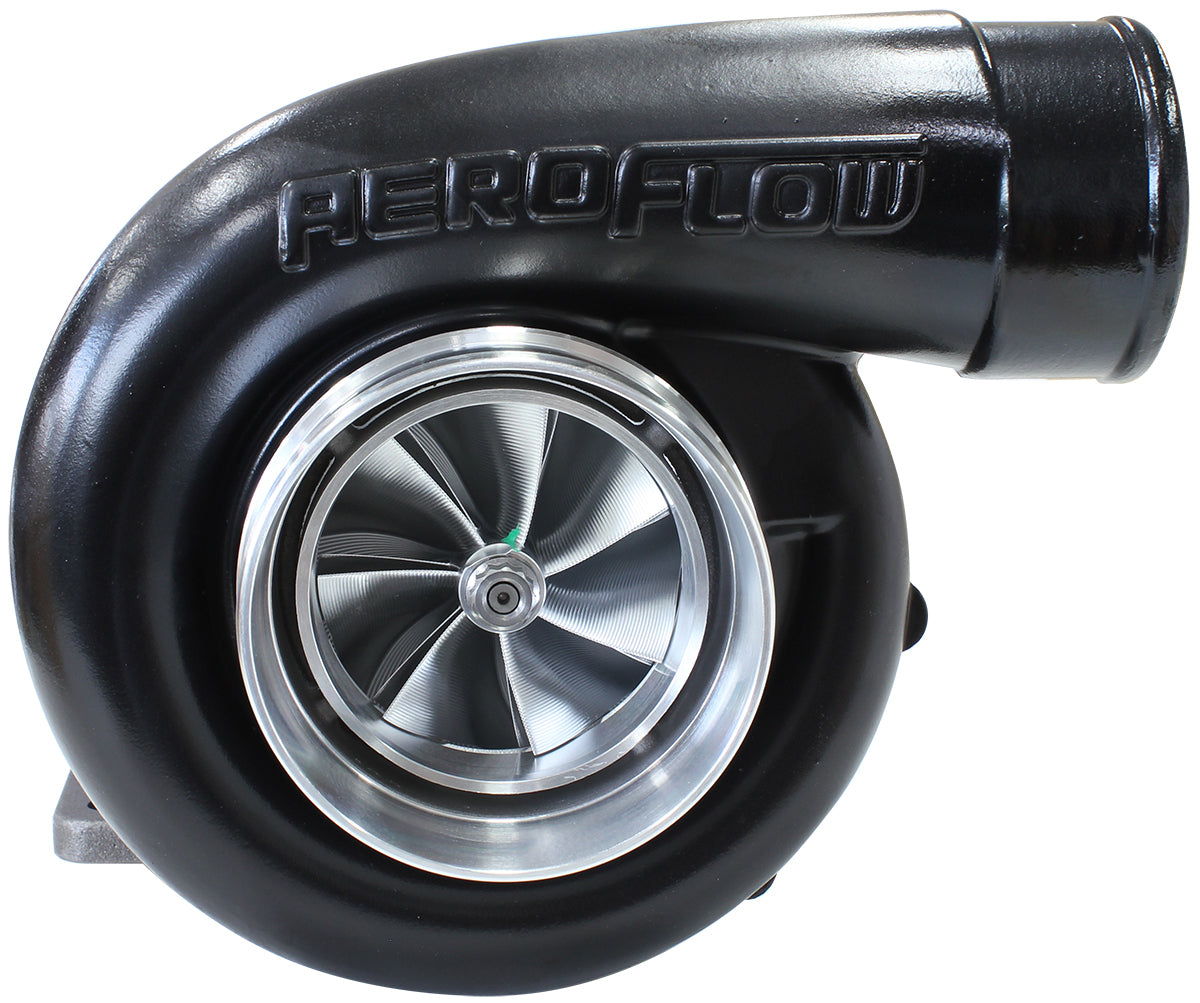 Aeroflow AF8006-4012BLK BOOSTED 7875 7+7 1.25 T4 V-BAND OUTLET GEN 2 BLACK