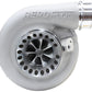 BOOSTED 6673 .91 Turbocharger 460-850HP Rating - Natural Cast Finish (External Wastegate, T4 Twin Entry Inlet Flange, V-Band Exhaust Flange)