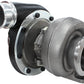 BOOSTED 6973 .91 Turbocharger 500-950HP Rating - Hi Temp Black Finish (External Wastegate, T4 Twin Entry Inlet Flange, V-Band Exhaust Flange)