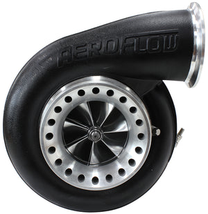 BOOSTED 8088 1.32 Turbocharger 750-1250HP Rating - Hi Temp Black Finish (External Wastegate, T6 Twin Entry Inlet Flange, V-Band Exhaust Flange)