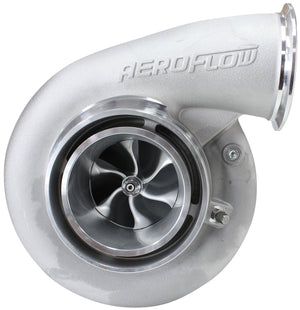 BOOSTED B7875 T4 .96 Turbocharger 1150HP, Natural Cast Finish (External Wastegate, T4 Twin Entry Inlet Flange, V-Band Exhaust Flange)