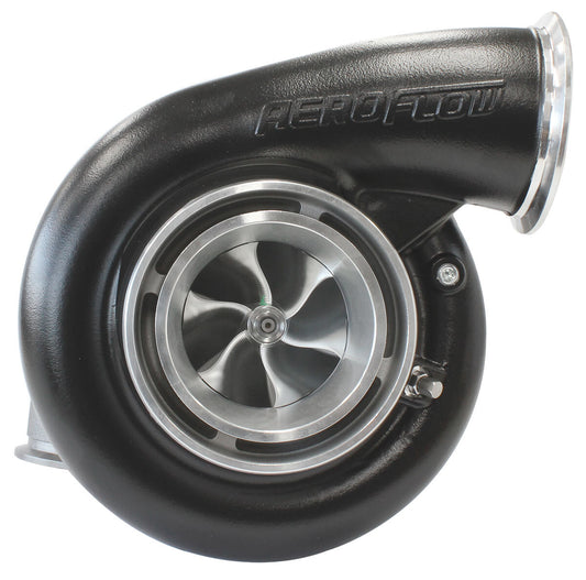 BOOSTED B7875 V-Band 1.28 Turbocharger 1150HP, Hi Temp Black Finish (External Wastegate, V-Band Inlet & Exhaust Flanges)