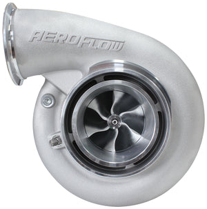 BOOSTED B7875 T4 1.25 Reverse Rotation Turbocharger 1150HP, Natural Cast Finish (External Wastegate, T4 Twin Entry Inlet Flange, V-Band Exhaust Flange