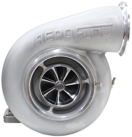 BOOSTED 7588 1.32 Turbocharger 1150-1500HP Rating - Natural Cast Finish (External Wastegate, T6 Twin Entry Inlet Flange, V-Band Exhaust Flange)
