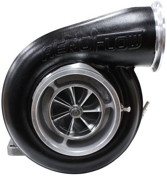 BOOSTED 7588 1.32 Turbocharger 1150-1500HP Rating - Hi Temp Black Finish (External Wastegate, T6 Twin Entry Inlet Flange, V-Band Exhaust Flange)