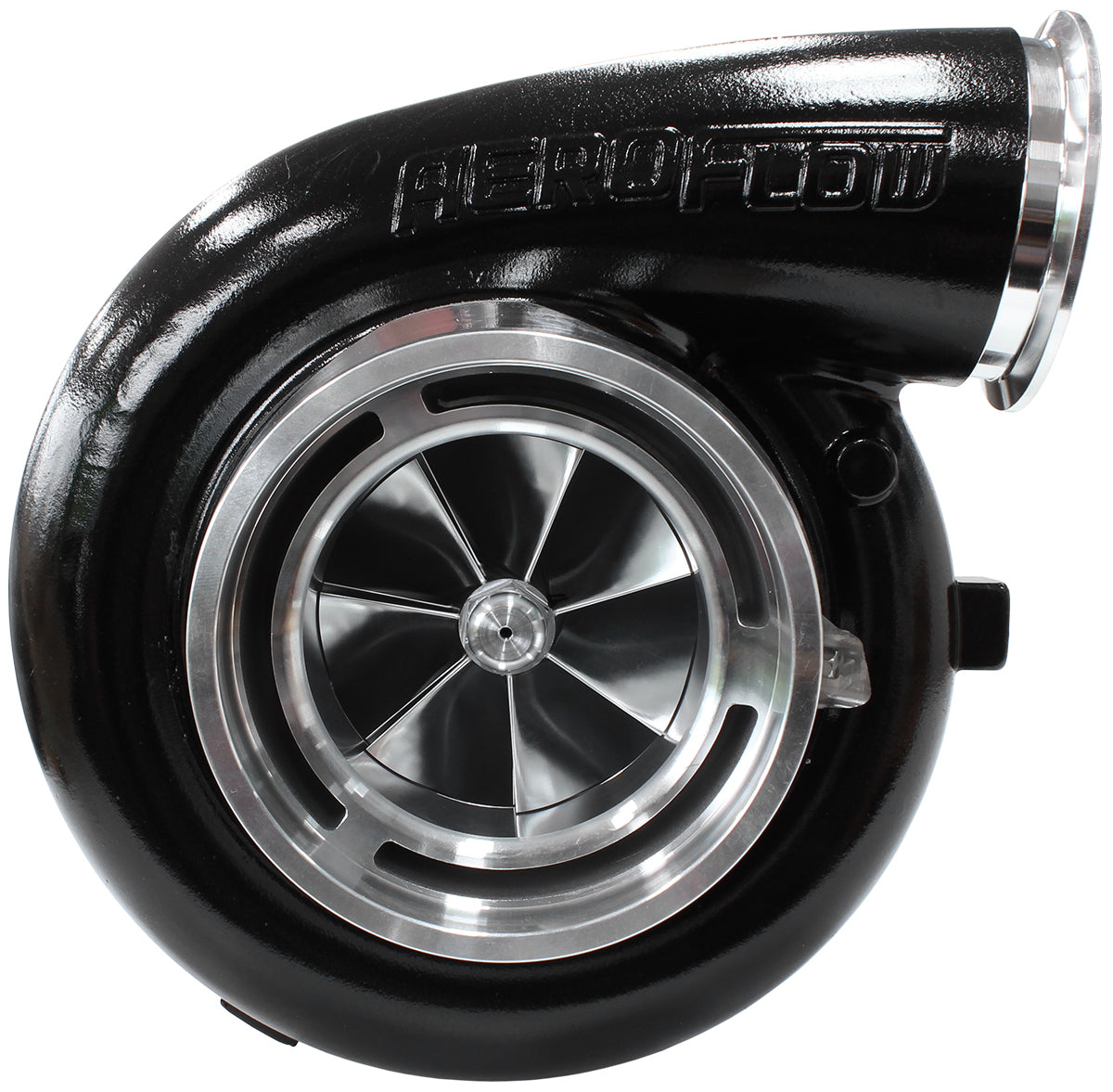 Aeroflow AF8006-6013BLK BOOSTED 106102 1.24 A/R T6 VBAND OUTLET GTX5544 BLACK