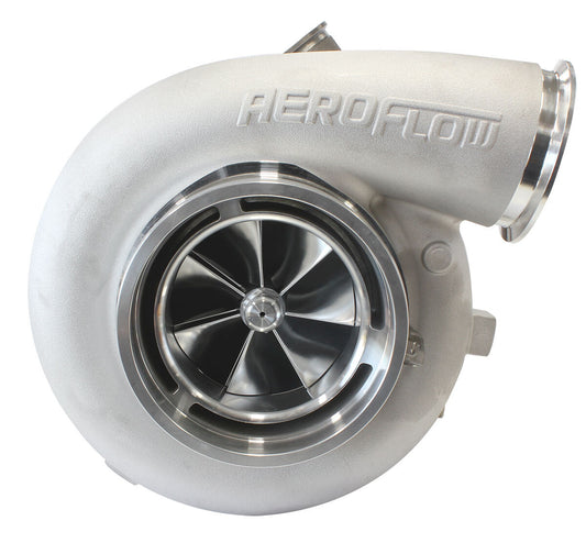 BOOSTED 106102 V-Band 1.22 Turbocharger 2500HP, Natural Cast Finish (External Wastegate, V-Band Inlet & Exhaust Flanges)
