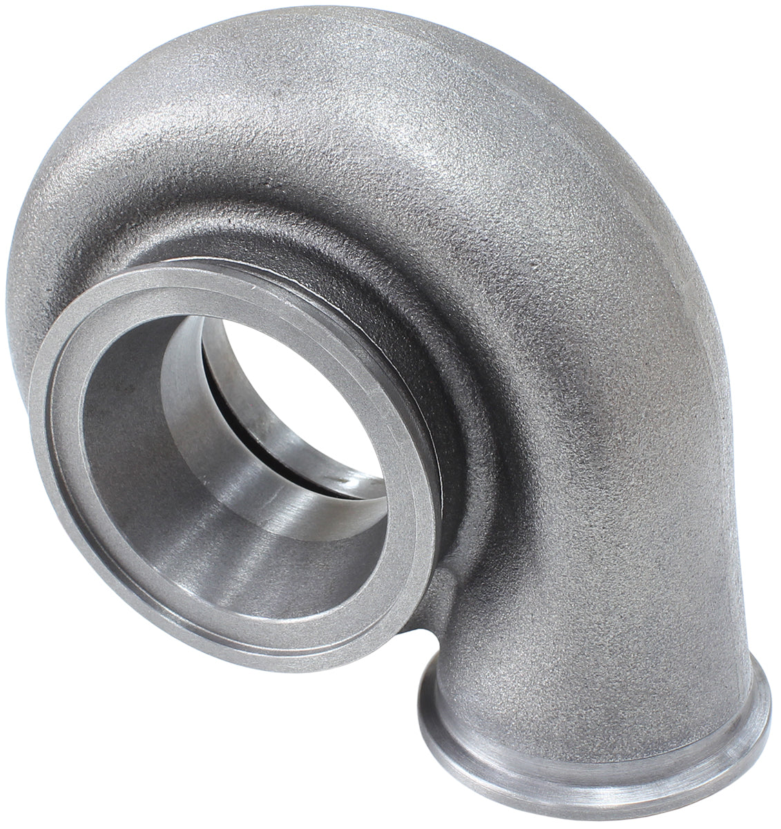 Turbo Exhaust Housing (Suit All Aeroflow 55mm Exhaust Turbine Wheel With V-Band Mount, .83 A/R, Cast Iron)