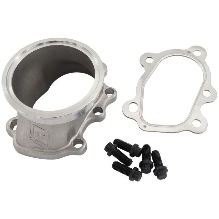 Aeroflow AF8055-1011 Turbo V-Band Adpater Convert for Nissan T25/T28 5-Bolt Flange to 3" V-Band