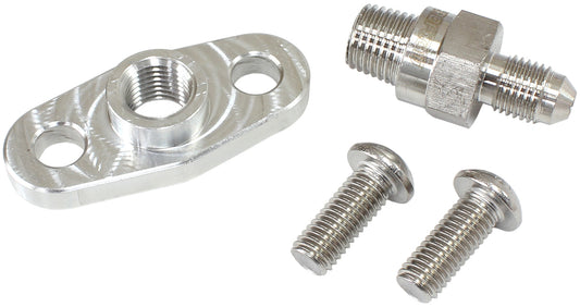 Aeroflow AF8059-0011 38mm TURBO OIL FEED PLATE 1/4" NPT PORT BOOSTED TURBOS