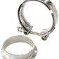 Turbine Outlet Flange & V-Band - Stainless Steel (Suit Aeroflow Turbo's With 3" I.D Flange)
