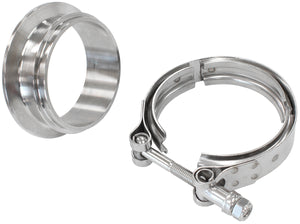 Turbine Inlet Flange & V-Band - Stainless Steel (Suit Aeroflow Turbo's With 2-43/64" I.D Flange)