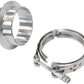 Turbine Inlet Flange & V-Band - Stainless Steel (Suit Aeroflow Turbo's With 2-39/64" I.D Flange)