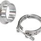 Turbine Inlet Flange & V-Band - Stainless Steel (Suit Aeroflow Turbo's With 2-39/64" I.D Flange)