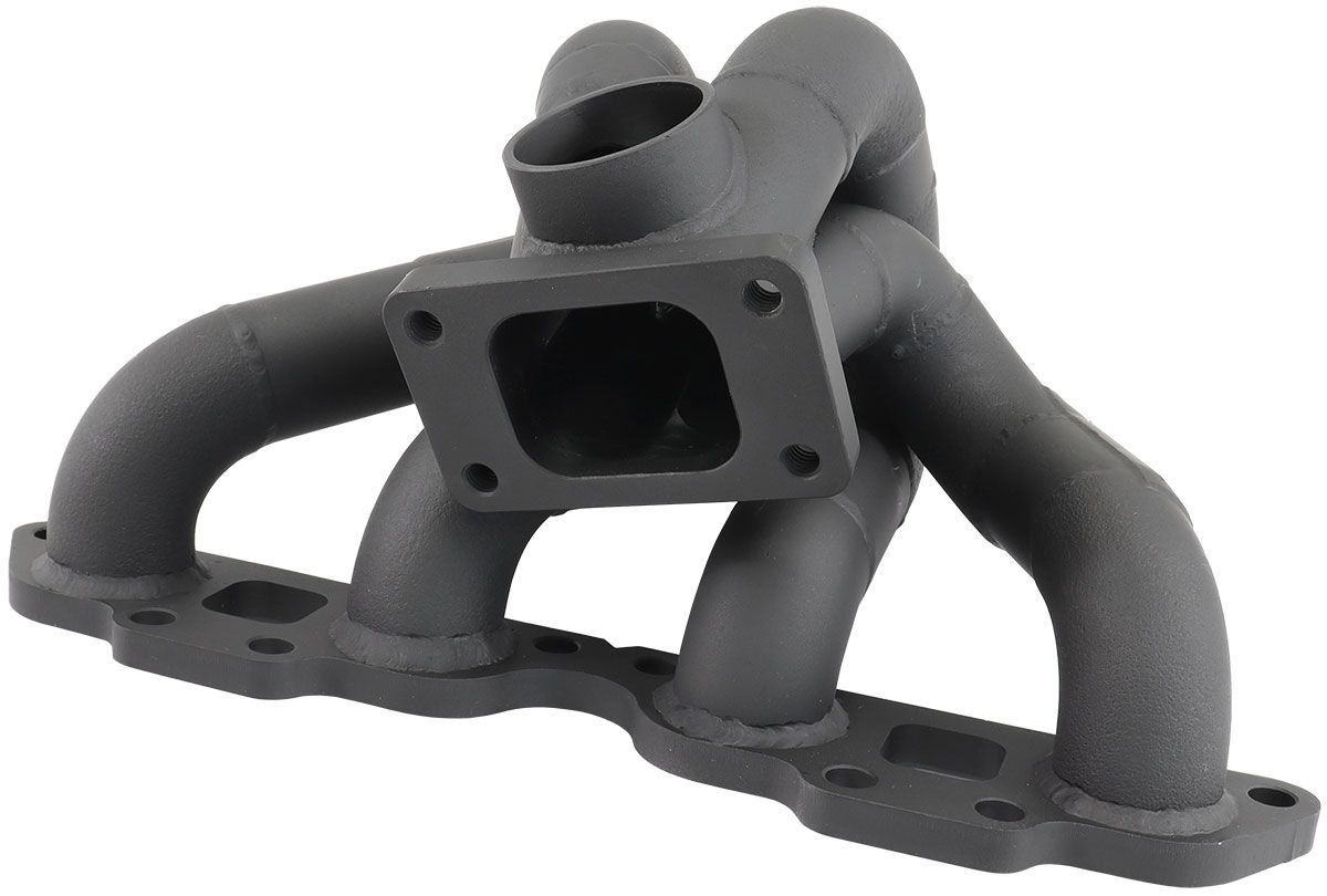 Aeroflow AF8245-7000 for Nissan SR20 T3 Turbo Manifold Suits High Mount GT30-GT35 Turbo, with 45mm External Wastegate Flange