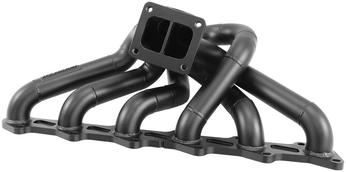 Aeroflow AF8277-3000 Ford Barra T4 Turbo Manifold Suits High Mount GT35-GT42 Turbo, with 50mm External Wastegate Flange