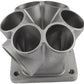 Aeroflow AF8347-4000 6 into 1 Round Turbo Merge Collector, T3 Single Entry Flange 50mm Wastegate Hole, Cast 304