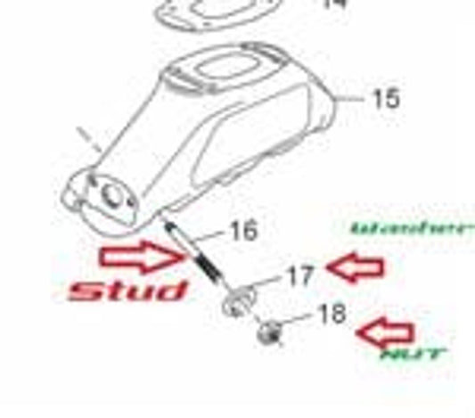 Pleasurecraft Marine PCM97330000 PCM Nut
