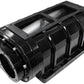 The Blower Shop B2220-BLK B2220 Black 8-71 High-Helix Billet Blower / Supercharger Front Offset