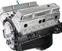 BluePrint Engines PSEBPC38318CT1 H P and torque: 436 HP / 443 F T L B S Compression Ratio: 10.0:1 Aluminum Heads Hydraulic Roller Cam Cast Steel Crank Hypereutectic Pistons